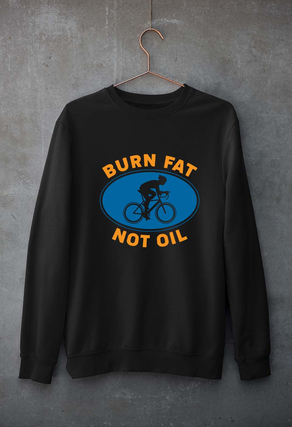 Cycling Unisex Sweatshirt for Men/Women-Black-Ektarfa.online
