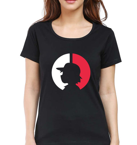 Pokémon T-Shirt for Women-Black-Ektarfa.online