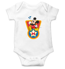 Load image into Gallery viewer, Mickey Mouse Kids Romper Kids Romper For Baby Boy/Girl-0-5 Months(18 Inches)-White-Ektarfa.online
