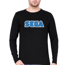 Load image into Gallery viewer, Sega Full Sleeves T-Shirt for Men-Black-Ektarfa.online
