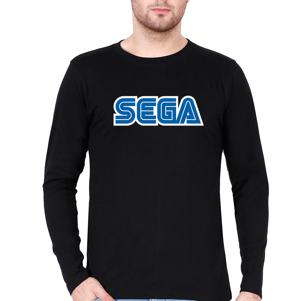 Sega Full Sleeves T-Shirt for Men-Black-Ektarfa.online