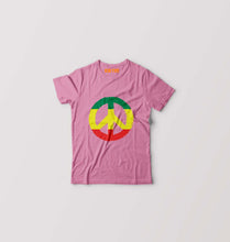 Load image into Gallery viewer, Bob Marley Peace Kids T-Shirt for Boy/Girl-Pink-Ektarfa.online
