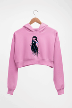 Load image into Gallery viewer, Mahakal Mahadev Bholenath Shiva Shivji Crop HOODIE FOR WOMEN-Light Baby Pink-Ektarfa.online
