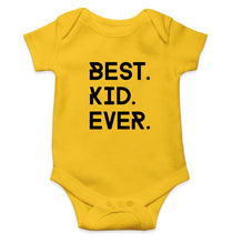 Load image into Gallery viewer, Best Kid Ever Kids Romper For Baby Boy/Girl-0-5 Months(18 Inches)-Yellow-Ektarfa.online
