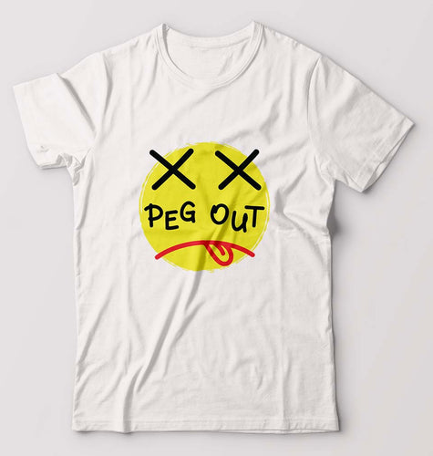 Peg Out T-Shirt for Men-White-Ektarfa.online