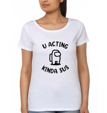 Load image into Gallery viewer, Among Us T-Shirt for Women-XS(32 Inches)-White-Ektarfa.online
