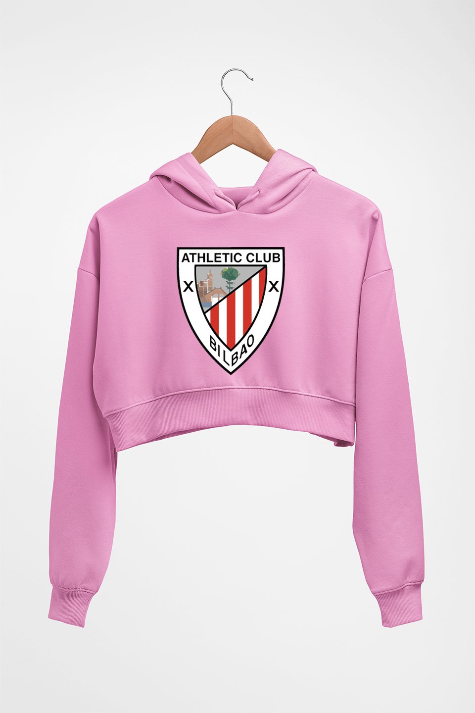 Athletic Club Crop HOODIE FOR WOMEN-Light Baby Pink-Ektarfa.online