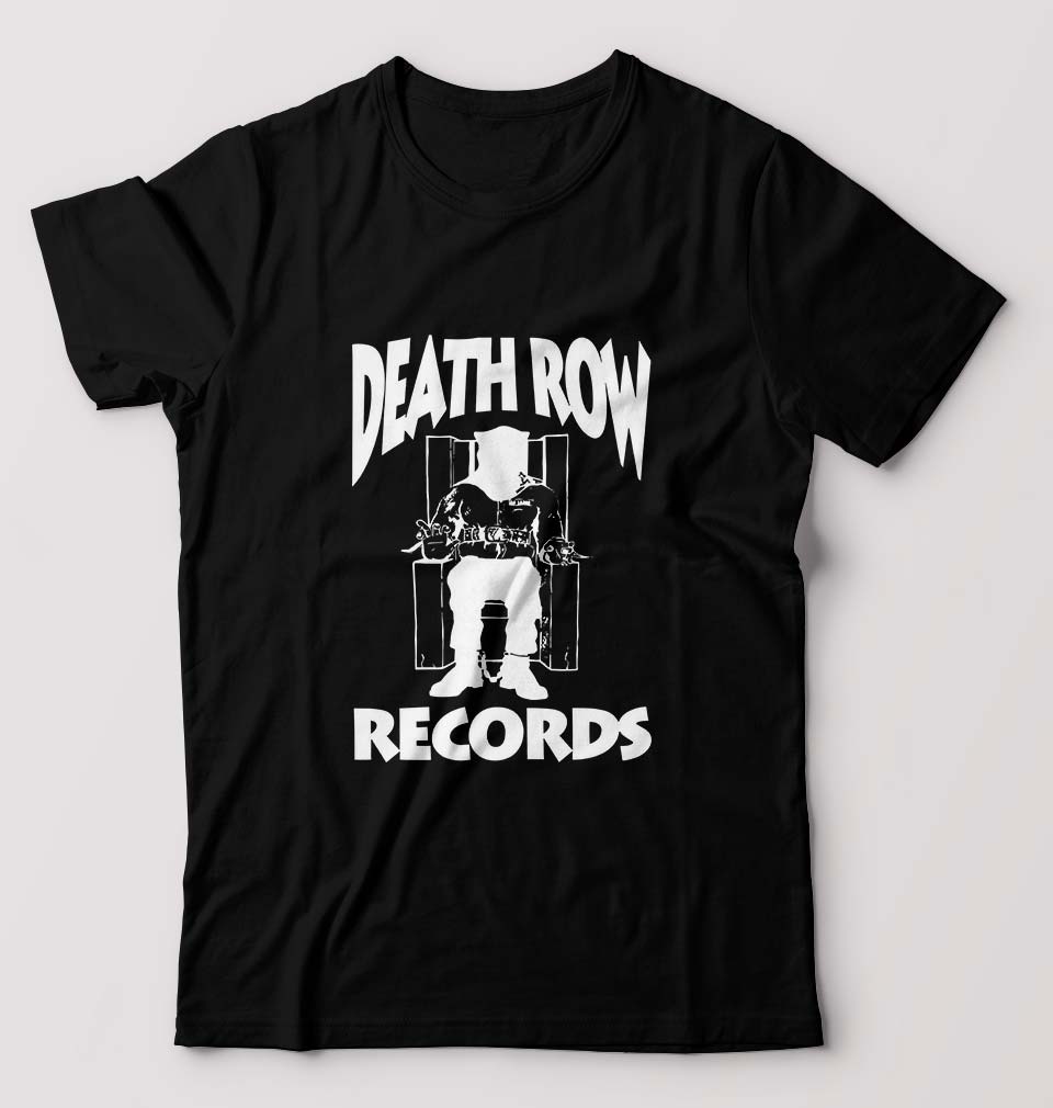 Death Row Records T-Shirt for Men-S(38 Inches)-Black-Ektarfa.online