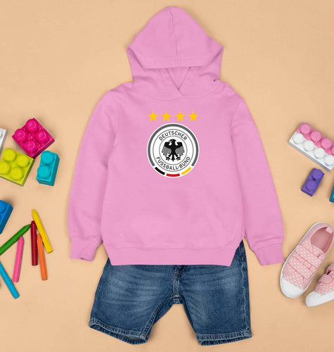Germany Football Kids Hoodie for Boy/Girl-Light Baby Pink-Ektarfa.online