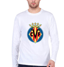 Load image into Gallery viewer, Villarreal Full Sleeves T-Shirt for Men-White-Ektarfa.online
