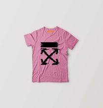 Load image into Gallery viewer, Off White Tee Kids T-Shirt for Boy/Girl-Pink-Ektarfa.online
