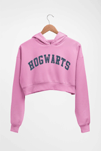 Load image into Gallery viewer, Harry Potter Hogwarts Crop HOODIE FOR WOMEN-Light Baby Pink-Ektarfa.online
