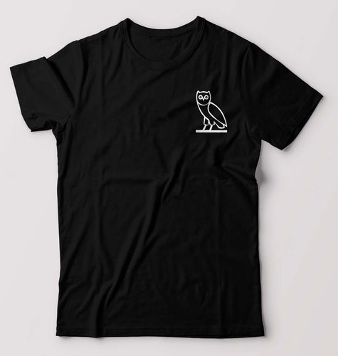 OVO Logo T-Shirt for Men-S(38 Inches)-Black-Ektarfa.online