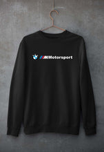 Load image into Gallery viewer, BMW Motorsport Unisex Sweatshirt for Men/Women-S(40 Inches)-Black-Ektarfa.online
