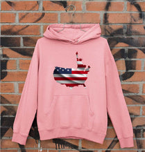 Load image into Gallery viewer, USA America Unisex Hoodie for Men/Women-S(40 Inches)-Light Pink-Ektarfa.online
