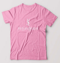 Load image into Gallery viewer, Yves Saint Laurent_YSL T-Shirt for Men-S(38 Inches)-Light Baby Pink-Ektarfa.online
