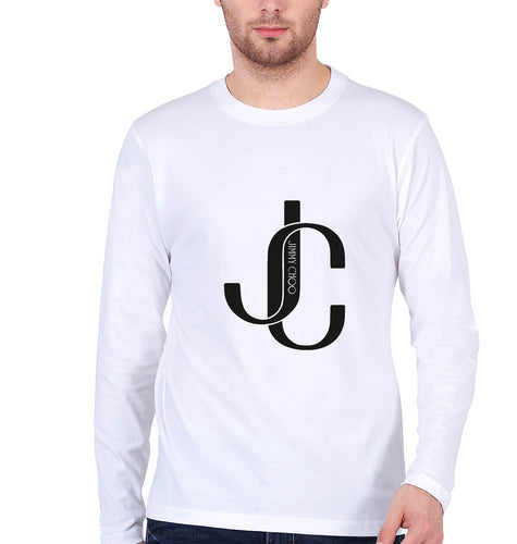 Jimmy Choo Full Sleeves T-Shirt for Men-White-Ektarfa.online
