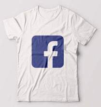Load image into Gallery viewer, Facebook T-Shirt for Men-White-Ektarfa.online
