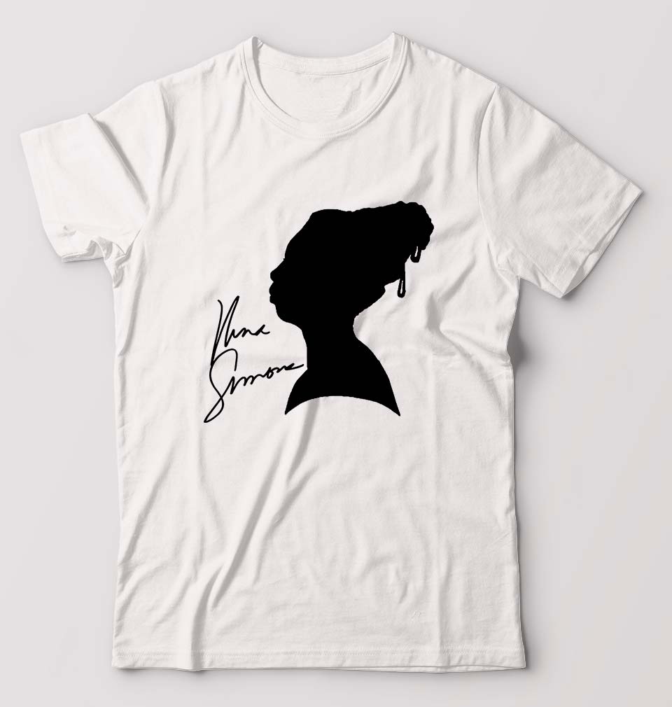 Nina Simone T-Shirt for Men-White-Ektarfa.online