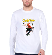 Load image into Gallery viewer, Circle Jerks Full Sleeves T-Shirt for Men-White-Ektarfa.online
