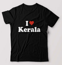 Load image into Gallery viewer, I Love Kerala T-Shirt for Men-Black-Ektarfa.online
