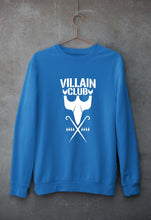 Load image into Gallery viewer, Villain Club Unisex Sweatshirt for Men/Women-S(40 Inches)-Royal Blue-Ektarfa.online

