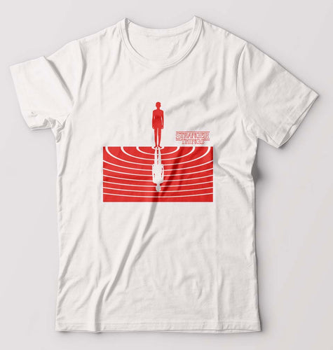Stranger Things T-Shirt for Men-White-Ektarfa.online