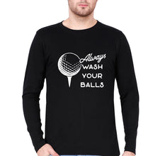 Load image into Gallery viewer, Golf Full Sleeves T-Shirt for Men-Black-Ektarfa.online
