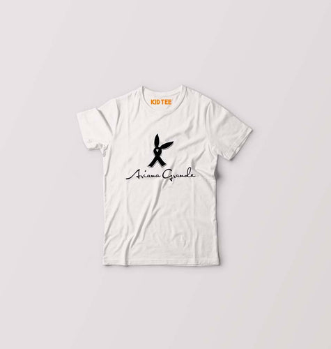Ariana Grande Kids T-Shirt for Boy/Girl-White-Ektarfa.online