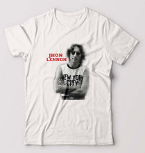 Load image into Gallery viewer, John Lennon T-Shirt for Men-White-Ektarfa.online
