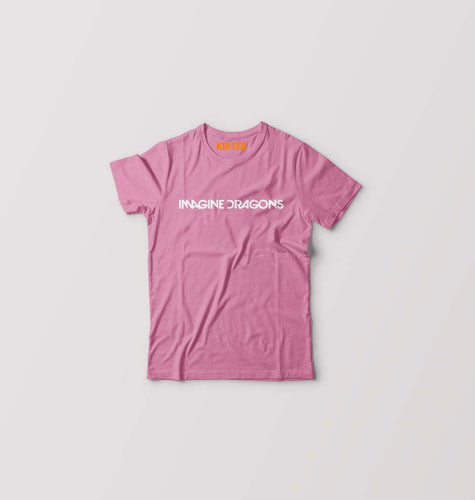 Imagine Dragons Kids T-Shirt for Boy/Girl-Pink-Ektarfa.online