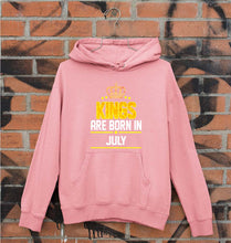 Load image into Gallery viewer, Kings Are Born In July Unisex Hoodie for Men/Women-S(40 Inches)-Light Baby Pink-Ektarfa.online
