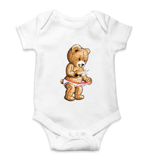 Load image into Gallery viewer, Domrebel Bear Kids Romper For Baby Boy/Girl-White-Ektarfa.online
