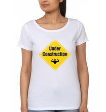 Load image into Gallery viewer, Gym T-Shirt for Women-White-Ektarfa.online

