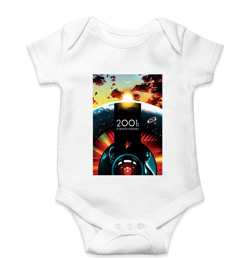 2001 A Space Odyssey Kids Romper For Baby Boy/Girl-White-Ektarfa.online