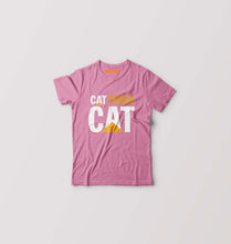 Load image into Gallery viewer, Cat Power Kids T-Shirt for Boy/Girl-Pink-Ektarfa.online
