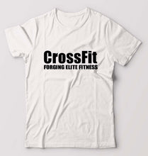Load image into Gallery viewer, CrossFit T-Shirt for Men-S(38 Inches)-White-Ektarfa.online
