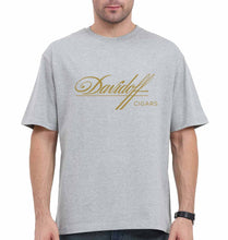 Load image into Gallery viewer, Davidoff Cigars Oversized T-Shirt for Men-Grey-Ektarfa.online
