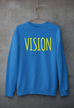 Load image into Gallery viewer, Vision Unisex Sweatshirt for Men/Women-S(40 Inches)-Royal Blue-Ektarfa.online
