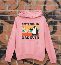 Load image into Gallery viewer, Penguin Dad Unisex Hoodie for Men/Women-Light Pink-Ektarfa.online
