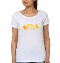 Load image into Gallery viewer, Gym T-Shirt for Women-White-Ektarfa.online
