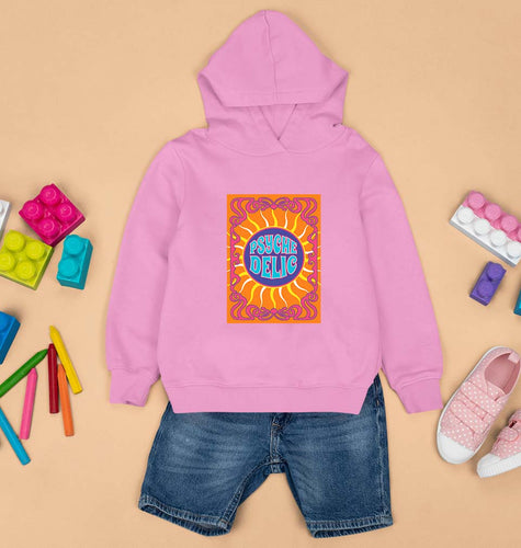 Psychedelic Kids Hoodie for Boy/Girl-Light Baby Pink-Ektarfa.online