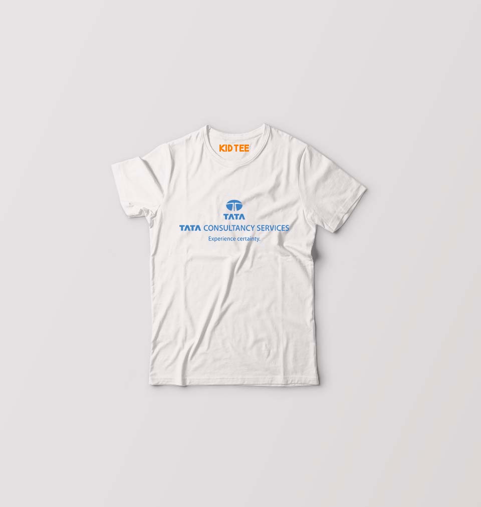 TCS Kids T-Shirt for Boy/Girl-White-Ektarfa.online