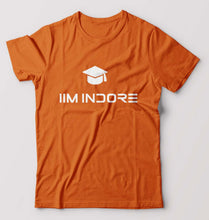 Load image into Gallery viewer, IIM I Indore T-Shirt for Men-S(38 Inches)-Orange-Ektarfa.online
