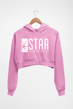 Load image into Gallery viewer, Star laboratories Crop HOODIE FOR WOMEN-Light Baby Pink-Ektarfa.online
