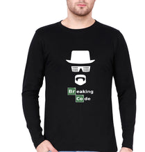 Load image into Gallery viewer, Geek Coder Full Sleeves T-Shirt for Men-Black-Ektarfa.online
