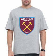Load image into Gallery viewer, West-Ham Oversized T-Shirt for Men-Grey-Ektarfa.online
