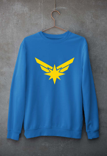 Captain Marvel Unisex Sweatshirt for Men/Women-Royal Blue-Ektarfa.online