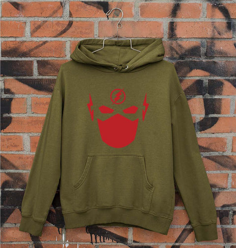 Flash Superhero Unisex Hoodie for Men/Women-Olive Green-Ektarfa.online