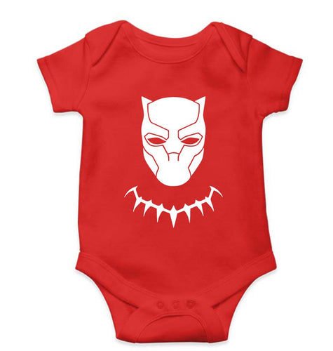 Black Panther Superhero Kids Romper For Baby Boy/Girl-0-5 Months(18 Inches)-Red-Ektarfa.online